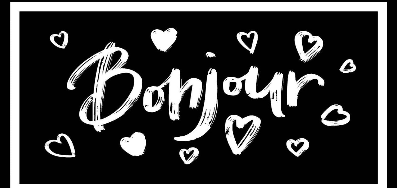 Tapis de cuisine “Bonjour”