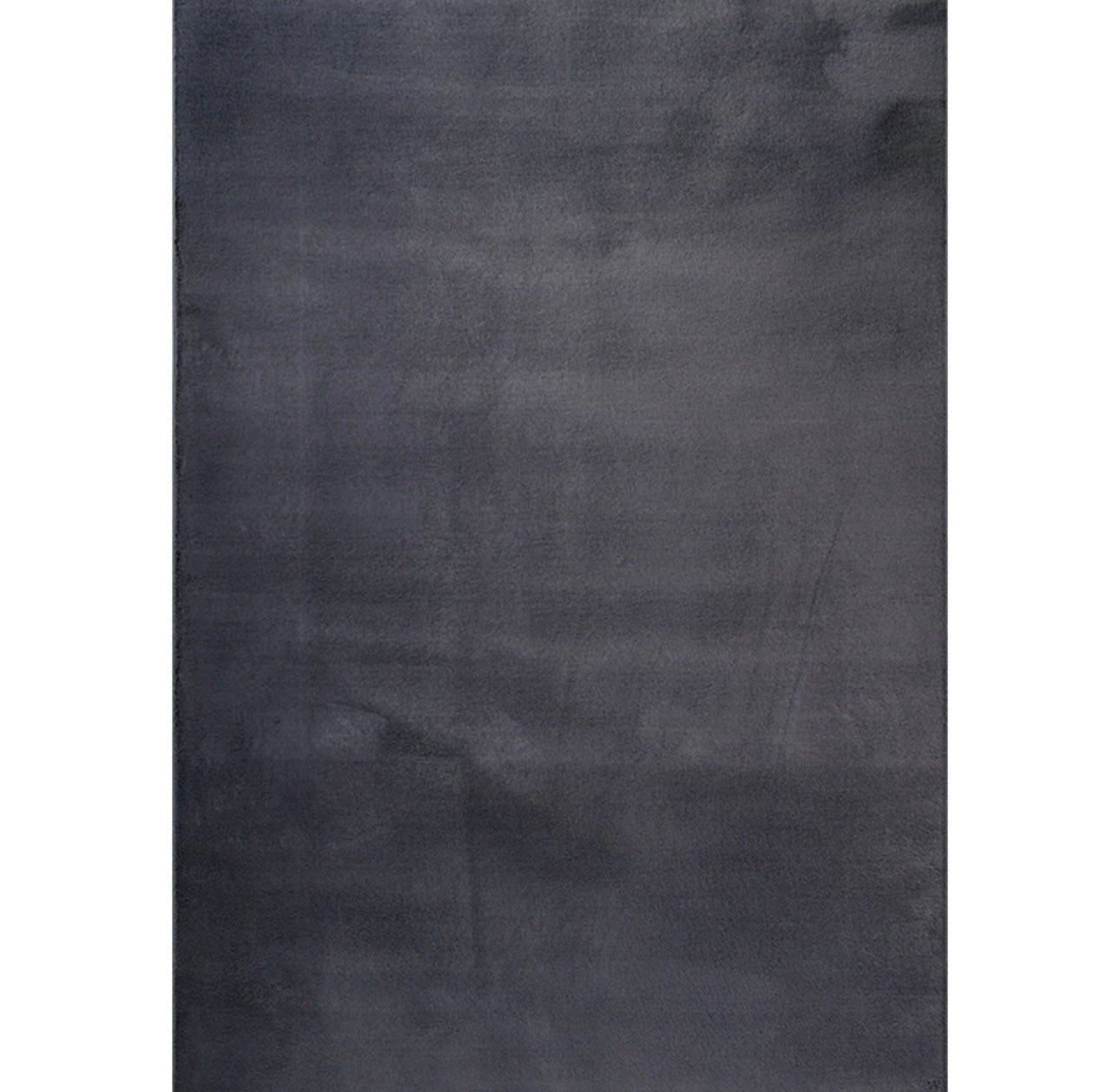 Tapis à poils doux- Lavable en machine- Couleur Anthracite