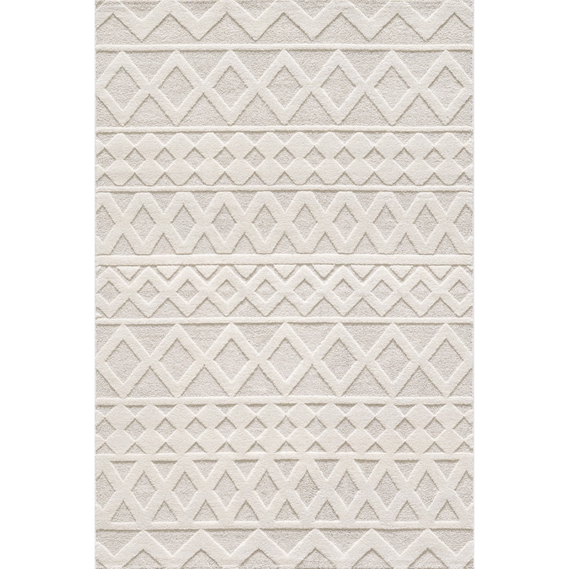 Tapis crème à motifs géométriques– Pour salon et chambre - ELIO 54