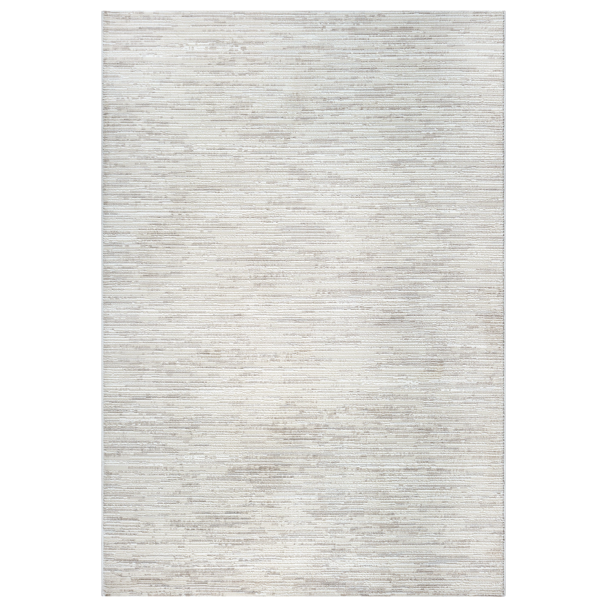 Tapis Minimaliste Crème Beige à Relief Linéaire – SIGNO 04