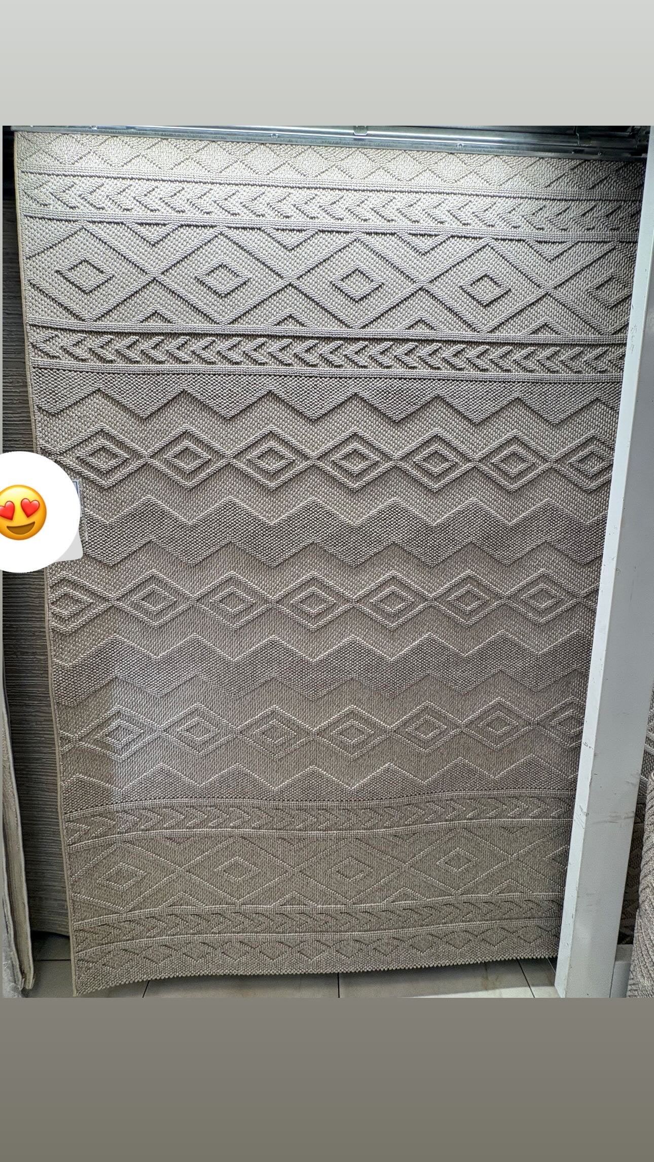 Tapis style berbère crème–Pour salon et chambre-MIRA 02