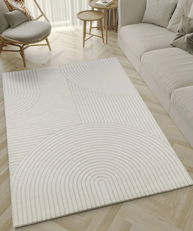 Tapis crème à motifs géométriques– Pour salon et chambre - ELIO 52