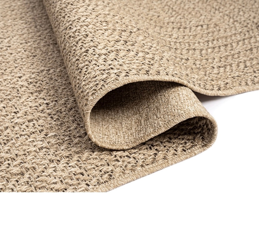 Tapis pour intérieur et extérieur effet jute, nature- Kenzy 5001