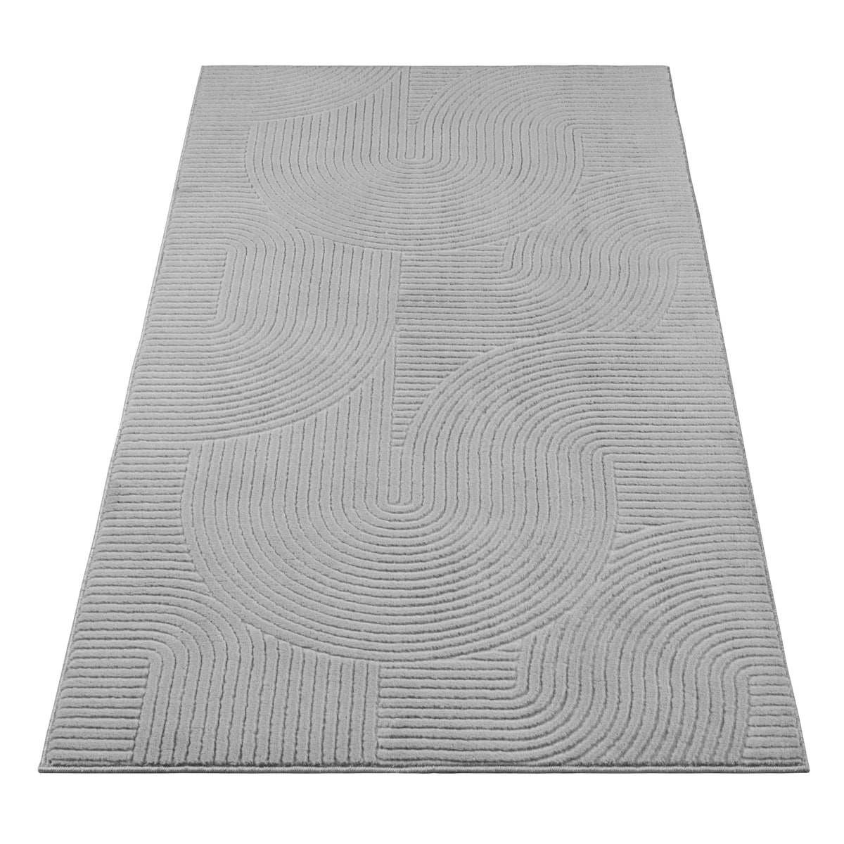 Tapis STILO 390 gris – motifs géométriques