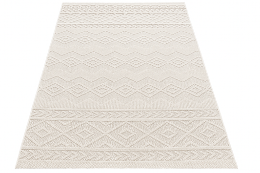 Tapis style berbère crème–Pour salon et chambre-MIRA 02