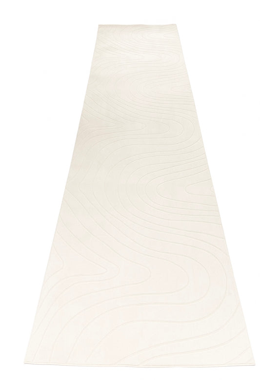 Tapis pour couloir STILO 01 crème