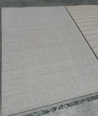 Tapis effet bouclé crème –Pour salon et chambre- MIRA 01