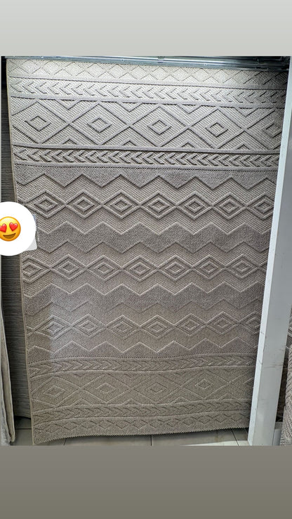 Tapis style berbère crème–Pour salon et chambre-MIRA 02