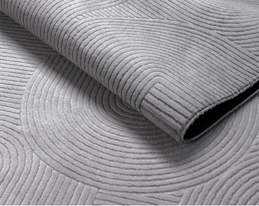 Tapis STILO 390 gris – motifs géométriques