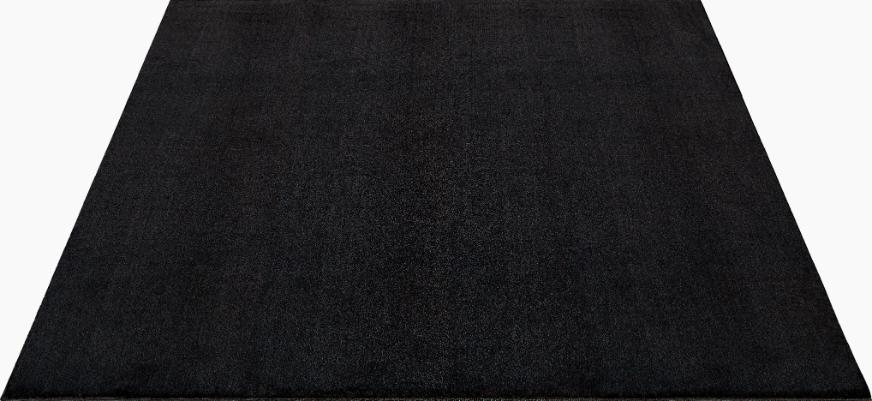 Tapis LOFT Noir Épais – Lavable en Machine – Confort & Douceur
