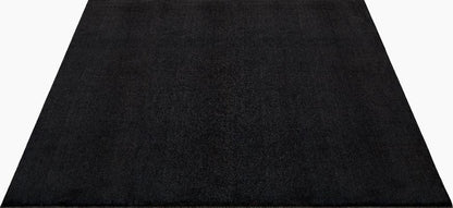 Tapis LOFT Noir Épais – Lavable en Machine – Confort & Douceur