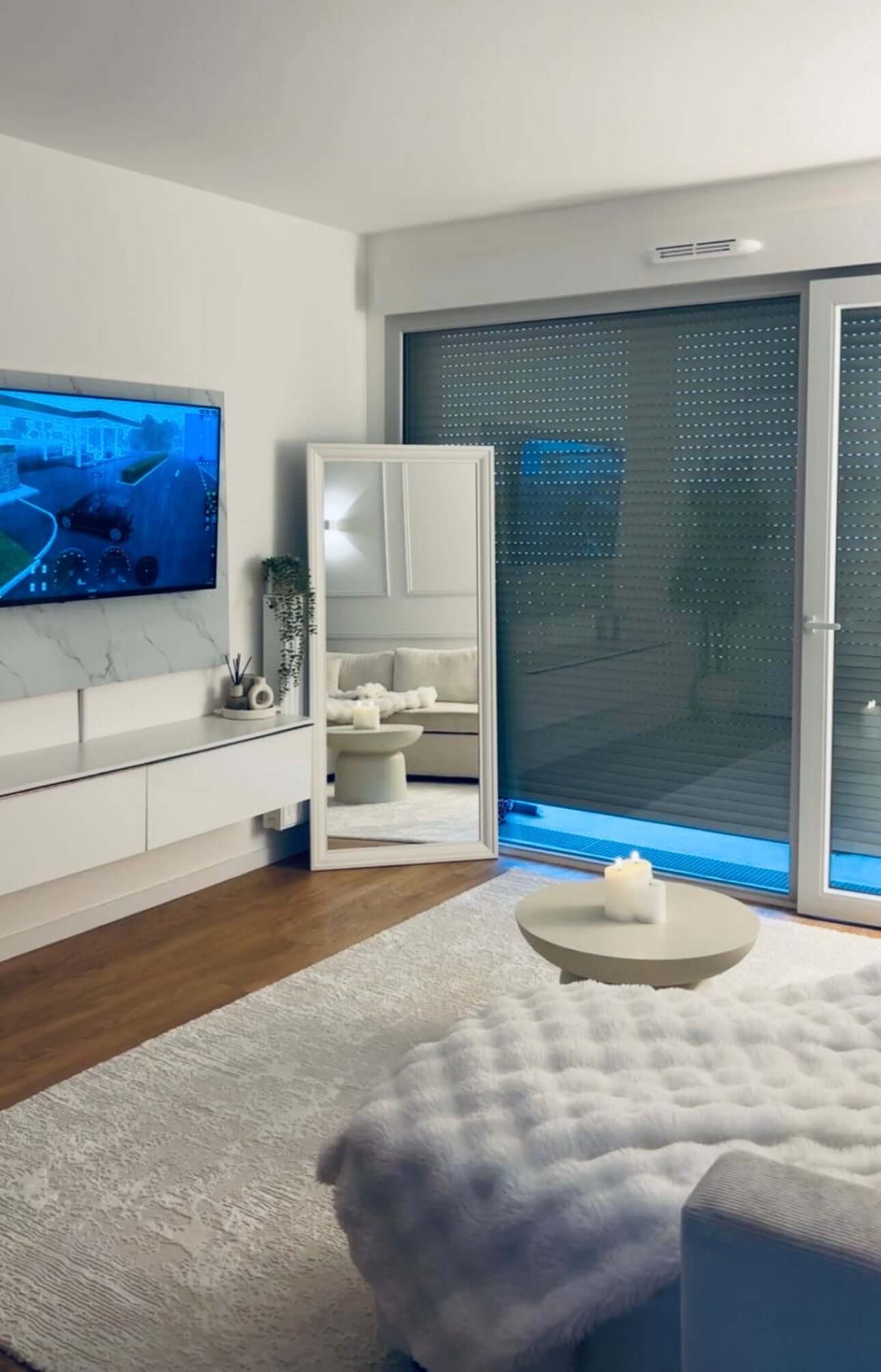 Tapis à Relief Abstrait - SIGNO 05 Crème